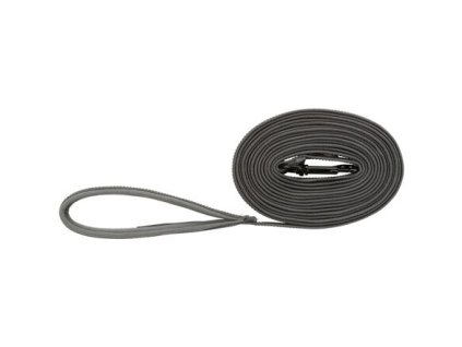 Stopovací vodítko FUSION, pogumované, grafit/papája (Velikost M-L: 3 m/17 mm)