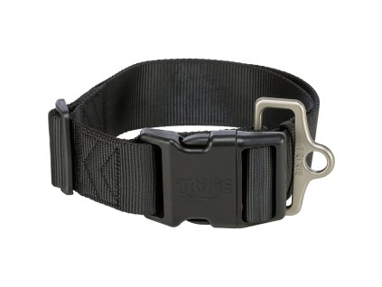 Obojek PREMIUM - černý (Velikost M-L:40-60cm/50mm)