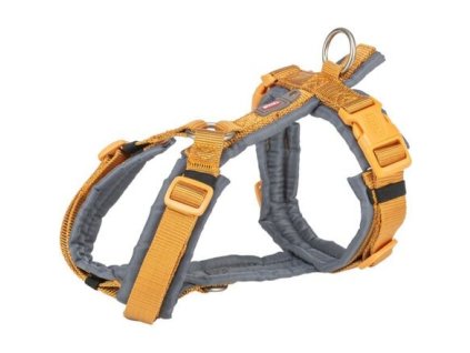 Premium trekingový postroj, kari/grafit (Velikost XS-S: 32-38 cm/13 mm)