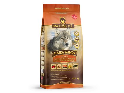 wolf alaska salmom