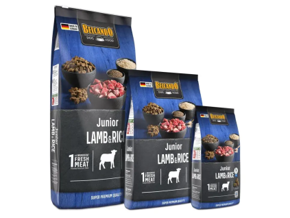 Belcando Junior Lamb & Rice  + k velkému balení sluneční clona ZDARMA