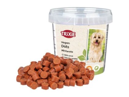 Vegan Dots, měkké mini válečky s mrkví, 200 g