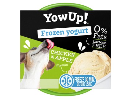 YOWUP Frozen Yoghurt - zmrzlinový jogurt s příchutí kuřete a jablka 110 g