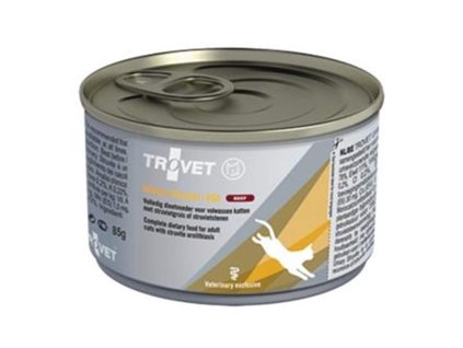 24312 trovet feline asd urinary struvite konzerva beef 85 g