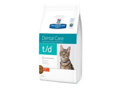 25977 hill s prescription diet feline t d dry 5 kg