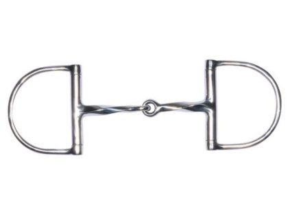 fes slow twist d ring snaffle bit 5 127cm 0