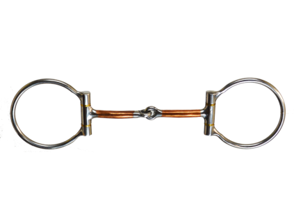 paul taylor copper d ring snaffle bit 5 0