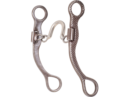 classic equine rasp straight shank bit with ported chain 5 0