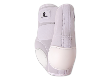 classic equine neoprene skid boots white 0