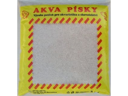 27873 pisek akvarijni akva c 1 bily ricni jemny 3 kg