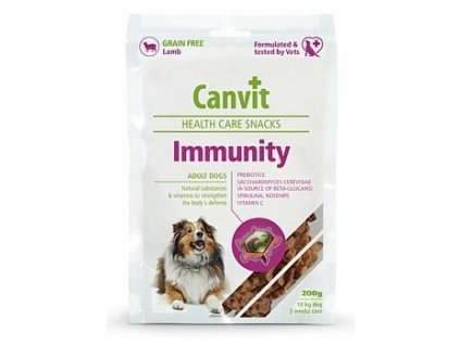 28542 canvit snack dog immunity 200 g