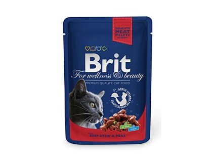 3033 brit premium cat kapsa with beef stew peas 100g