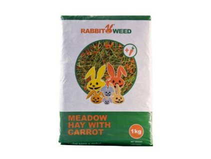 3354 seno lucni s mrkvi rabbitweed 1kg 40 l