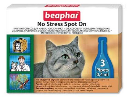 3960 beaphar no stress spot on pro kocky 3 pipety a 0 4ml