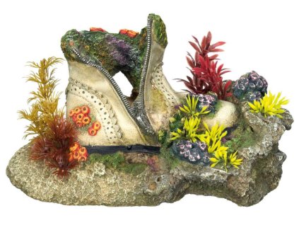 41202 nobby akvarijni dekorace bota s koraly 23 5x13 5x13cm