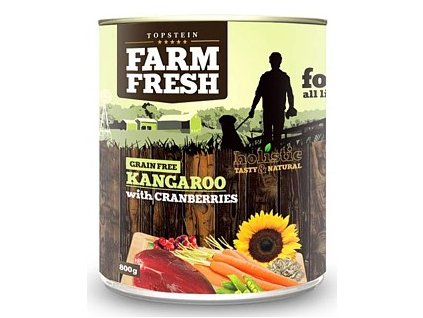 Farm Fresh KANGAROO with CRANBERRIES (Farm Fresh Kangaroo With Cranberries   6X800g -)