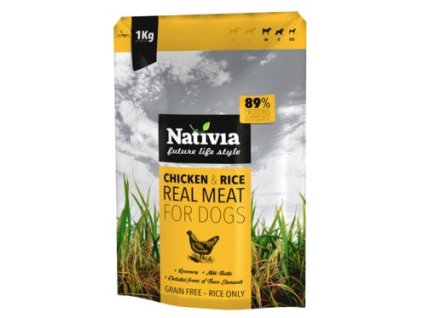 Nativia Real Meat chicken&rice (Nativia Real Meat Chicken&Rice   8Kg -)