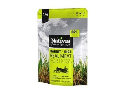 Nativia Real Meat rabbit&rice (Nativia Real Meat Rabbit&Rice   8Kg -)