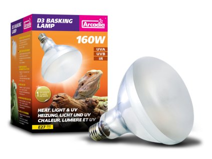 45786 arcadia d3 basking lamp 80w