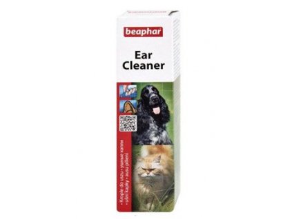 49725 beaphar usni kapky ear cleaner pes kocka 50ml