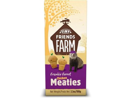 50076 supreme tiny farm snack frankie meaties fretka 100 g