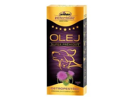 vitar veterinae ostropestrec olej 500ml