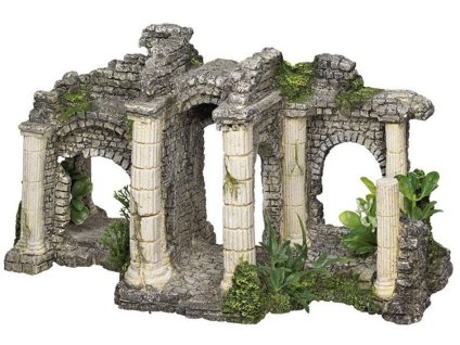 57024 nobby akvarijni dekorace hadrianova brana 27 5 x 13 5 x 15 5 cm