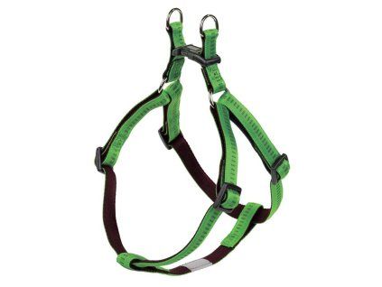 Nobby Soft Grip Postroj Nylon 60-86Cm / 25Mm Zelená