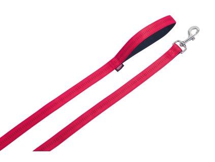 Nobby Soft Grip Vodítko Nylon 180Cm / 25Mm Červená