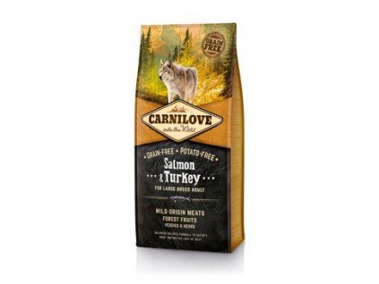Carnilove Dog Salmon & Turkey for LB Adult  NEW (Carnilove Dog Salmon & Turkey For Lb Adult  New 2x12Kg -)
