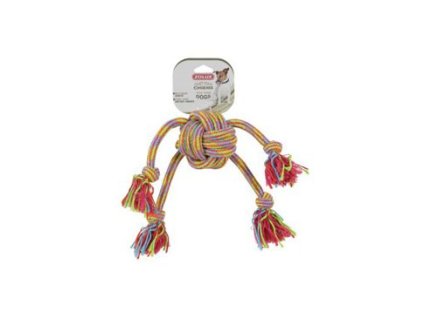 61170 hracka pes pretahovadlo chobotnice barevna 43cm zolux