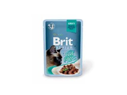 61275 brit premium cat d fillets in gravy with beef 85g