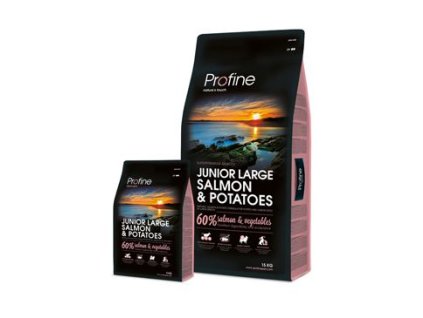 Profine NEW Dog Junior Large Salmon & Potatoes (Profine NEW Dog Junior Large Salmon & Potatoes 3 kg -)