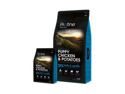 Profine NEW Dog Puppy Chicken & Potatoes (Profine NEW Dog Puppy Chicken & Potatoes 15kg + 400g konzerva ZDARMA -)