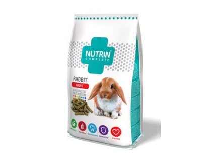62439 nutrin complete kralik adult fruit 400g