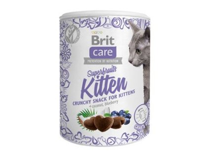 62469 brit care cat snack superfruits kitten 100g