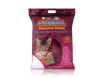 Podestýlka Catwill Diamond Power kocka pohlc. pach (Podestýlka Catwill Multi Cat pack 3,3kg (pův.7,6l) -)