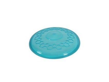 64068 hracka pes frisbee tpr pop 23 cm tyrkysova zolux
