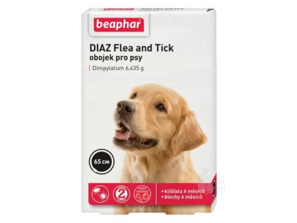 64356 beaphar obojek diaz flea tick pro psy 65 cm