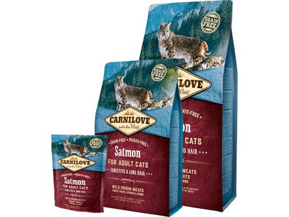 Carnilove Cat Adult Salmon Grain Free (Carnilove Cat Salmon for Adult Sensitiv & LH  400g -)