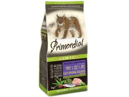 65178 primordial gf cat sterilizzato turkey herring 2kg