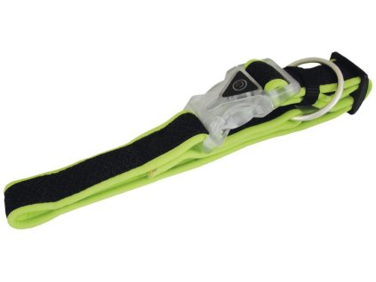 66396 nobby mesh preno led svitici obojek m l zluta