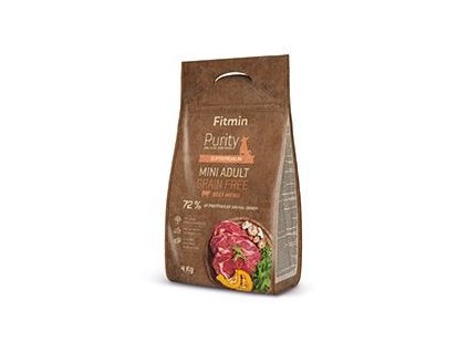 Fitmin dog Purity GF Adult Mini Beef (Fitmin dog Purity GF Adult Mini Beef 4kg -)