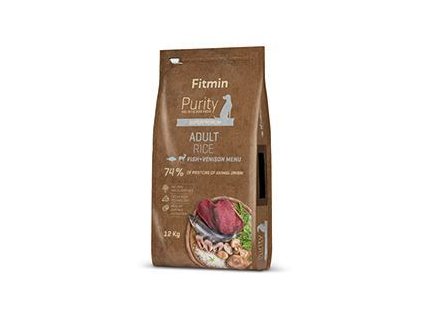 Fitmin dog Purity Rice Adult Fish&Venison (Fitmin dog Purity Rice Adult Fish&Venison 12kg -)