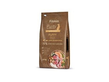 Fitmin dog Purity Rice Puppy Lamb&Salmon (Fitmin dog Purity Rice Puppy Lamb&Salmon 2kg -)