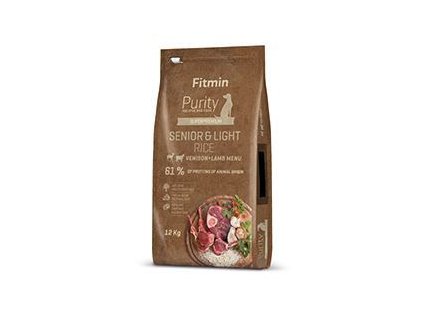 Fitmin dog Purity Rice Senior&Light Venision&Lamb (Fitmin dog Purity Rice Senior&Light Venision&Lamb 2kg -)