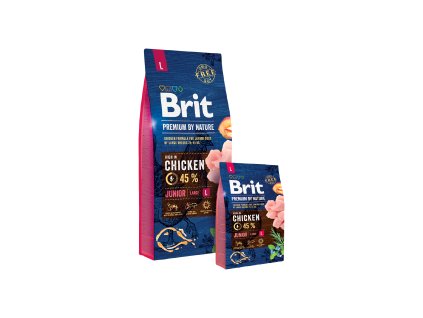Brit Premium By Nature Dog Junior L (Brit Premium by Nature Dog Junior L 3 kg -)