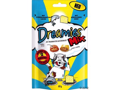 70590 dreamies kocka pochoutka s lososem a syrem 60g