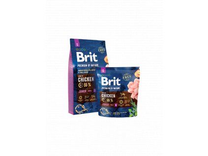 Brit Premium By Nature Dog Junior S (Brit Premium by Nature Dog Junior S 1 kg -)