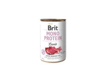 70737 brit dog konz mono protein lamb 400g